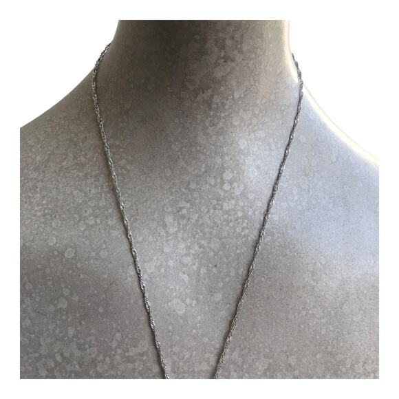 Bohemian Timeless Teardrop Leaf Turquoise Silver Feather Chain Pendant Necklace - Picture 7 of 15